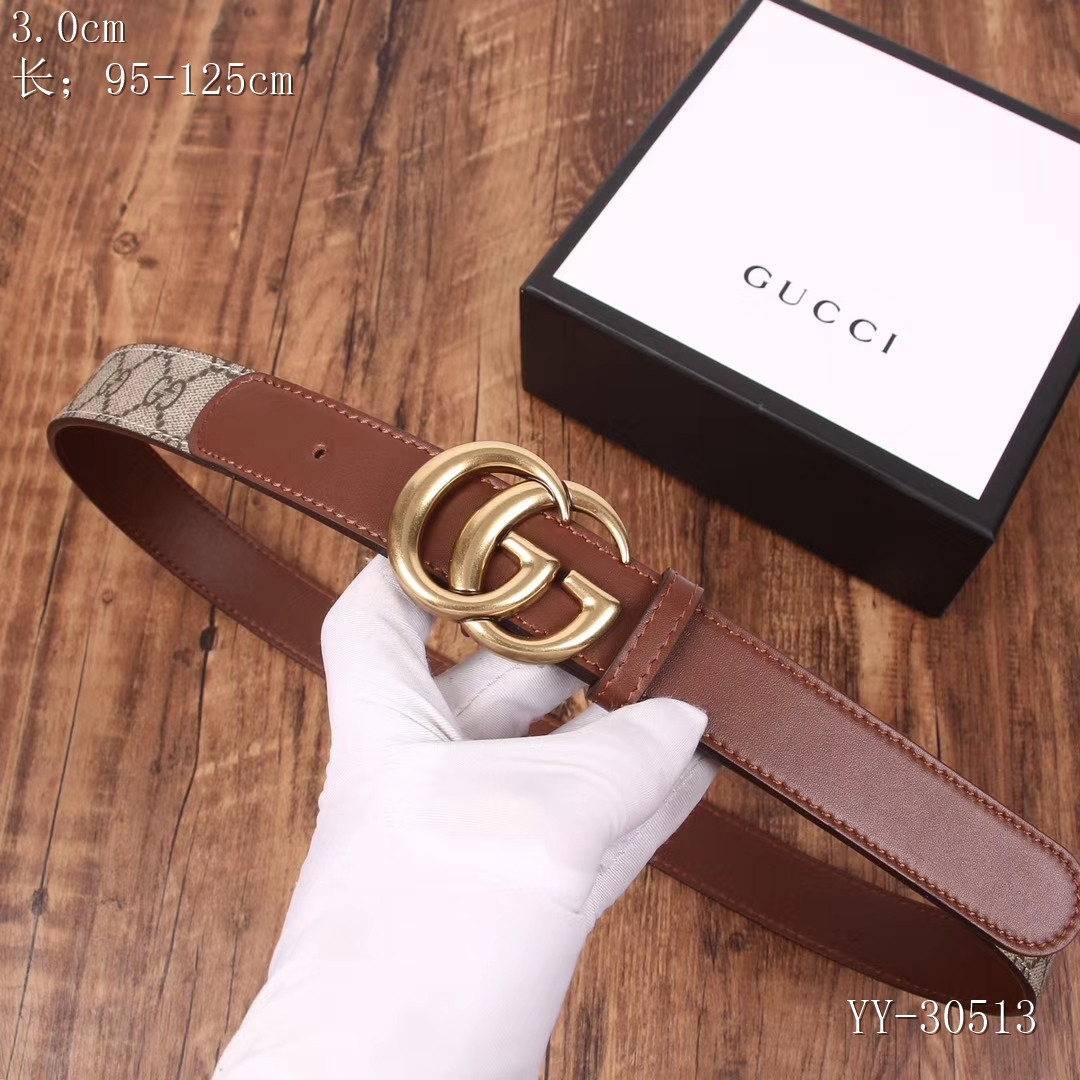 Gucci Belts 3.0CM Width 016